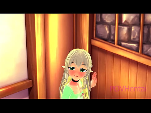 ❤️ (Trap) Elvish mjakazi hukusaidia kunawa uso wako. Pono vk